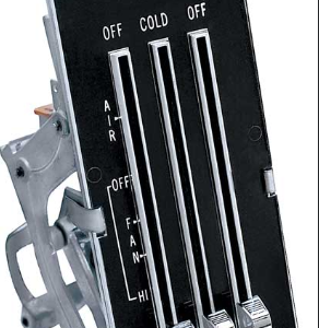 356199C - 1969 Camaro, 1969-74 Nova; Heater Control Assembly; without AC; with Cables