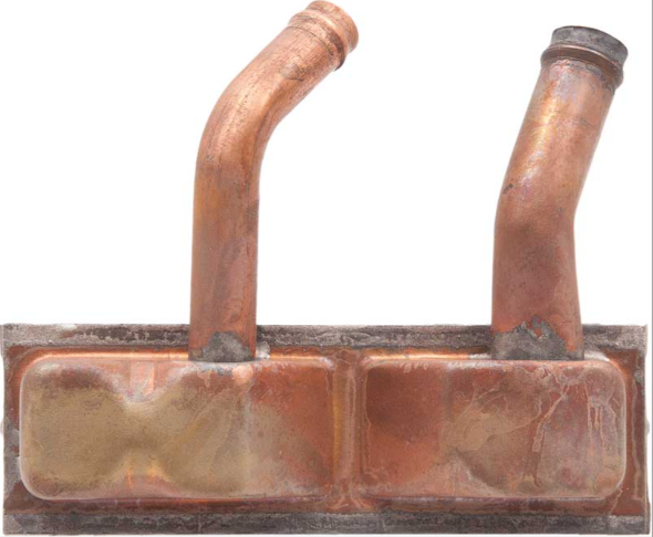 Chevy II Nova; Heater Control Assembly; without AC; Copper / Brass - Image 2